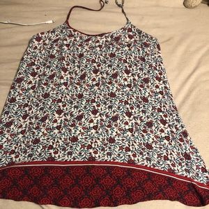 Chloe K floral halter top